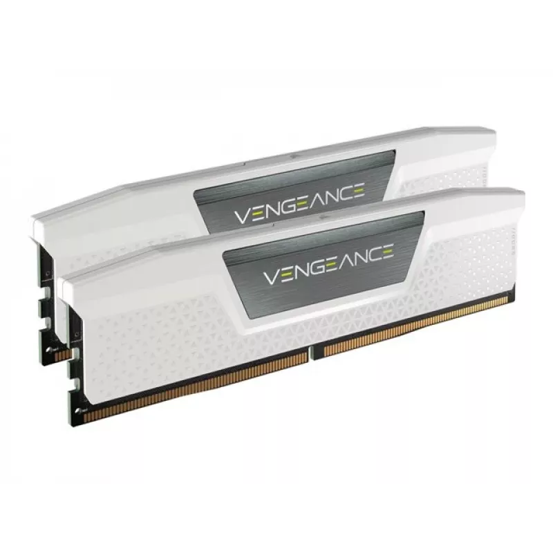 CORSAIR VENGEANCE 32GB 2x16GB DDR5 6000MT/s DIMM Unbuffered 36-44-44-96 Std PMIC XMP 3.0 balta Heatspreader Melns PCB 1.4V