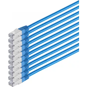 Tīkla kabelis ShiverPeaks 75711-HB-SET10 CAT6 S/FTP PIMF, 4-pāru, vītais