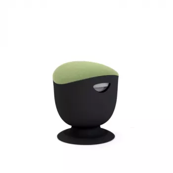 Up Up Seul ergonomiskais balansa ķeblītis melns, D42 zaļš audums
