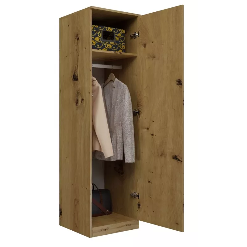 Topeshop SD-50 ARTISAN KPL bedroom wardrobe/closet 5 shelves 1 durvis(s) ozols