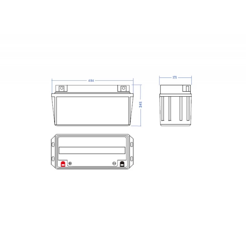 AGM akumulators zaļa Cell AGM32 12V 150Ah hermētisks svina-skābes