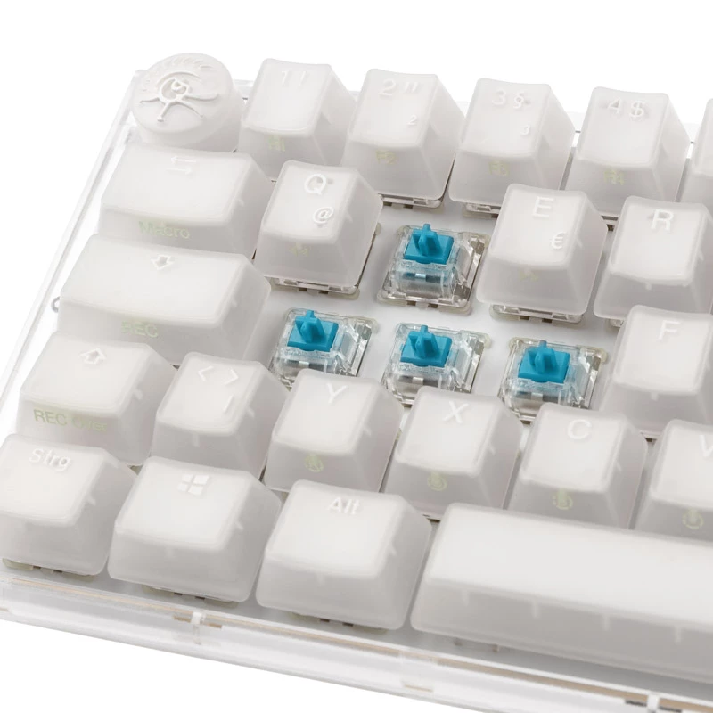 Ducky One 3 SF tastatūra, spēlēm, USB, balta