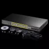 Pārvaldāms komutators Cudy GS2028PS4 L2 Gigabit Ethernet 24 porti PoE 1U melns