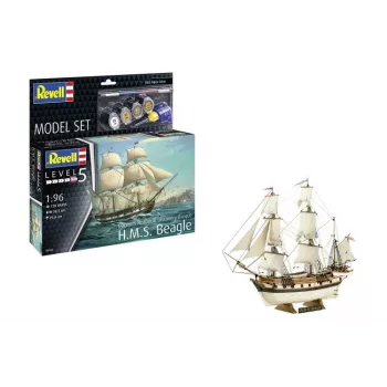Plastmasas modelis REVELL Revell H.M.S. Beagle — mērogs nav norādīts, saliekams kuģa modelis