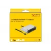 DeLOCK 91708 Karšu lasītājs USB 2.0 Iekšējais Melns Pelēks CF SD MicroSD