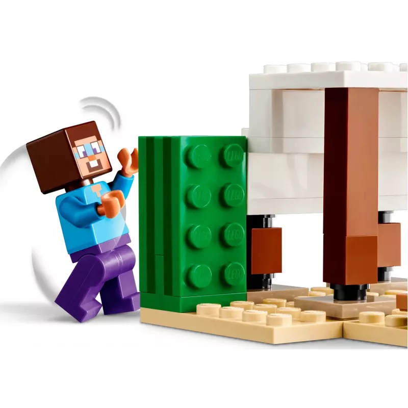 Lego Minecraft 21251 Stīva tuksneša ekspedīcijas rotaļu bioma komplekts