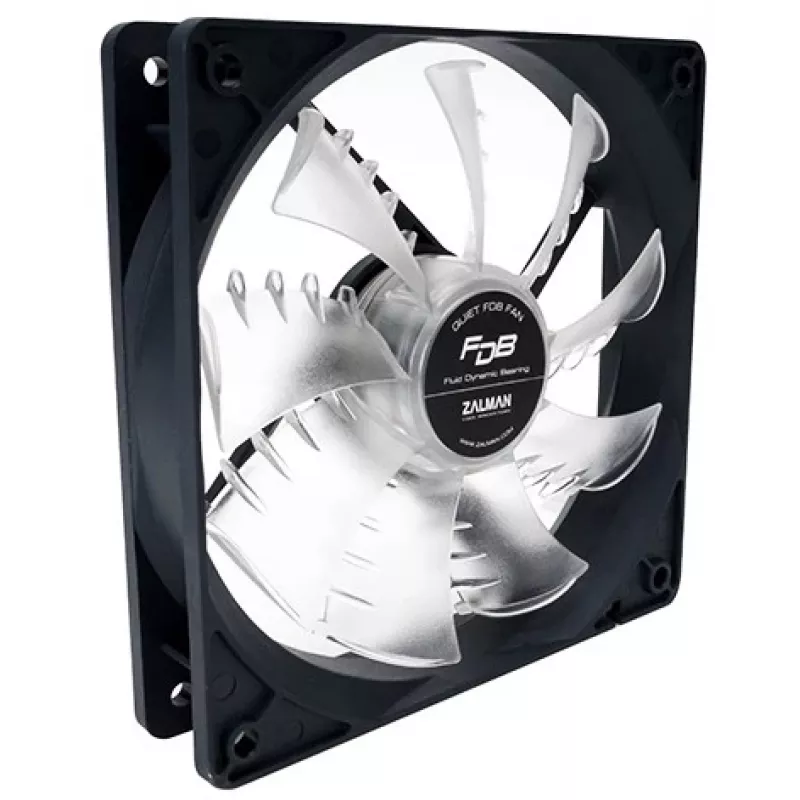 Zalman ZM-F3 FDB(SF) datora dzesēšanas sistēma Datora korpusa ventilators 12 cm Melns, caurspīdīgs
