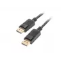 DisplayPort kabelis LANBERG CA-DPDP-10CC-0005-BK 0,5 m, DisplayPort–DisplayPort, melns
