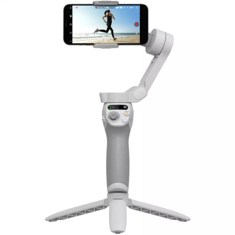 DJI OM SE kardāns pelēks Bluetooth ietver mobilā tālruņa turētāju somu maks. slodze 290 g