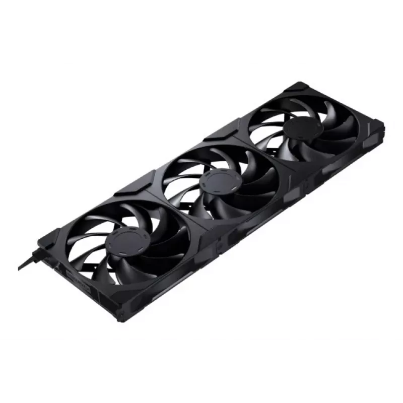 Phanteks M25 Gen2 140mm PWM korpusa ventilatori - 3 gab. iepakojums, melns