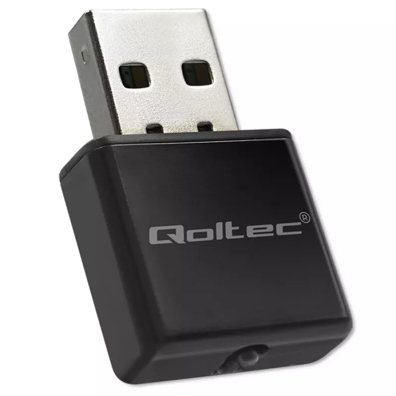 Wi‑Fi USB adapteris QOLTEC NANO 56986 — mini N, USB 2.0, 802.11n