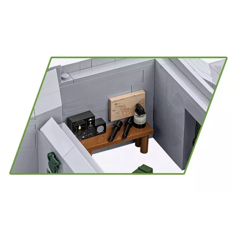 Konstruktoru komplekts Cobi Vācu bunkurs Regelbau 667/642 modelis COBI-3136 – detalizēts klucīšu komplekts