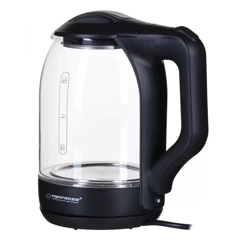 Esperanza EKK025K elektriskā tējkanna 1.7 L Melna, Daudzkrāsains 1500 W