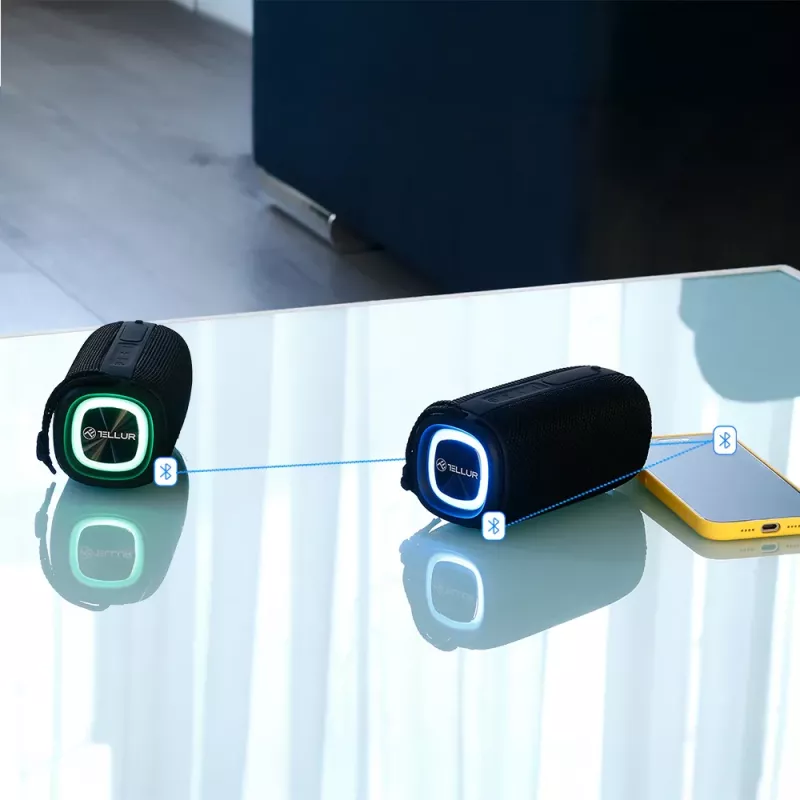 Pārnēsājams skaļrunis Tellur Eclipse Bluetooth 12W melns