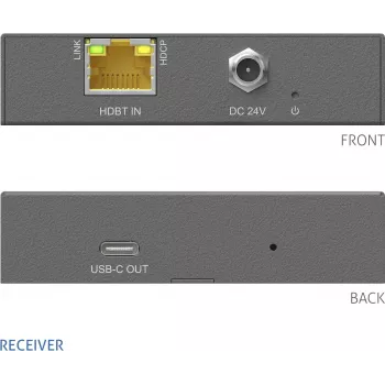 AV uztvērējs PureLink PT-HDBT-1020C-RX ar 4K atbalstu un HDBaseT ieeju