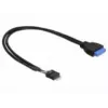 Delock 83095 USB kabelis melns