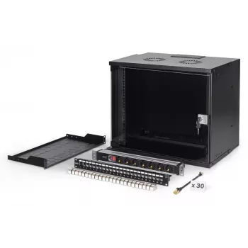 DIGITUS Network-Set SOHO Pro, 483 mm (19 collas) - 9HE, 540 x 400 mm (P x D)