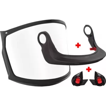 Viziera komplekts KASK Zenith X Clear ar adapteri — rezerves caurspīdīgs vizieris un adapteris ķiverei Zenith X