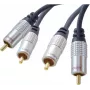 shiverpeaks sp-PROFESSIONAL audio kabelis 5 m 2 x RCA zils - hroms (SP40105)