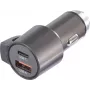 Voltcraft VC-CPS-45W USB lādētājs 45 W transportlīdzeklim izejas strāva (maks.) 3 A USB-A, USB-C® ligzda izeju skaits: 2 x (VC-16690845)