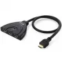 Equip 3x1 HDMI pārslēdzējs, 1920 x 1080 pikseļi, Full HD, melns