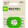Uzlādējama baterija GP ReCyko Micro AAA 650 mAh 1,2 V