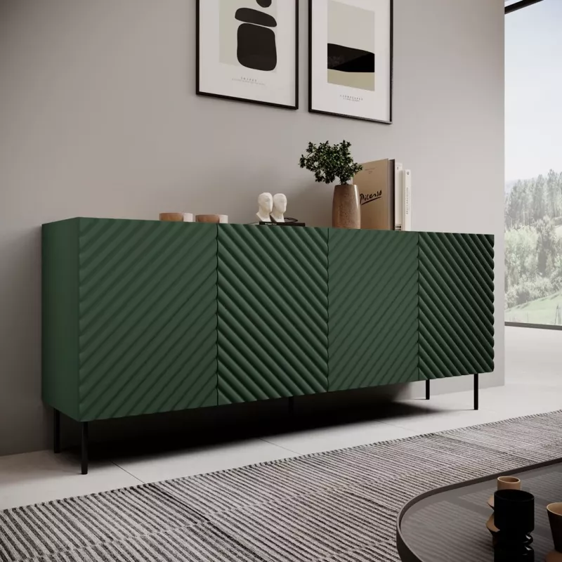 4D2SZ ONDA kumode 200x45xH85 zaļš