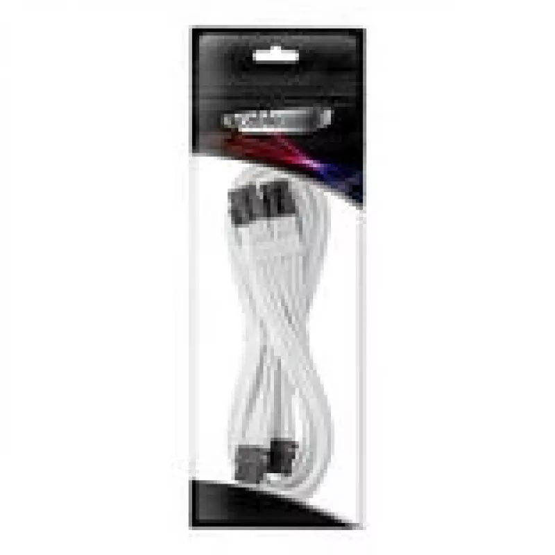 CableMod C-Series Pro ModMesh Bridged Connection kabelis - 8+8-Pin PCIe, balta, 60 cm