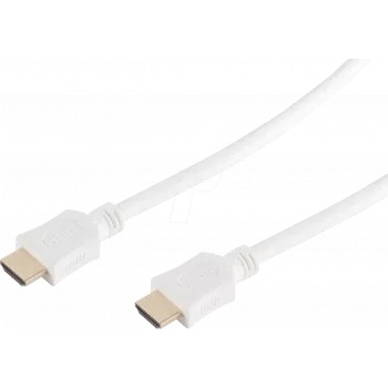 HDMI kabelis ShiverPeaks BS77470-W 1 m — 3D, līdz 17,819 Gbit/s