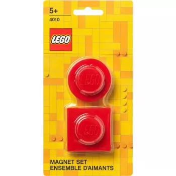 Magnetu komplekts no room copenhagen, modelis 40101730 (sarkans) — dekoratīvi LEGO stila magnēti