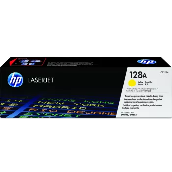 HP 128A Yellow Original LaserJet Tonera kasetne, 1300 lapas, Dzeltena, 1 gab.