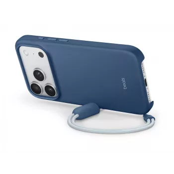 Aizsargājošs iPhone 17 Pro kickstand vāciņš no Apple Beats — MagSafe, kameras vadība, piemērots 6,3 collu ekrānam, Bedrock Blue (rozā)