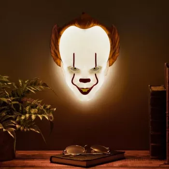 Galda lampa Paladone Mask Light PP11207ITV2 Pennywise LED, tematisks maskas formas gaismeklis