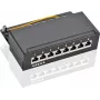 Goobay 62065 - RJ-45 - Cat6a - S/FTP (S-STP) - 22/26 - melns - plauktā uzstādāms (62065)