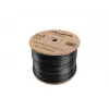 Tīkla kabelis LANBERG Cat5e U/UTP LCU5-21CU-0305-BK, 305 m, 24 AWG, PVC apvalks, melns