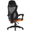 Spēļu krēsls CANYON Wave MCH02 — sieta atzveltne, ergonomisks dizains, melns/oranžs