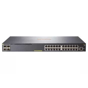 Slēdzis HP Enterprise Aruba 2540 24G PoE 4SFP — 24× Gigabit PoE porti, 4× SFP augšupsaites
