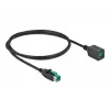 Barošanas USB pagarinātāja kabelis DELOCK 85980 12 V 1 m