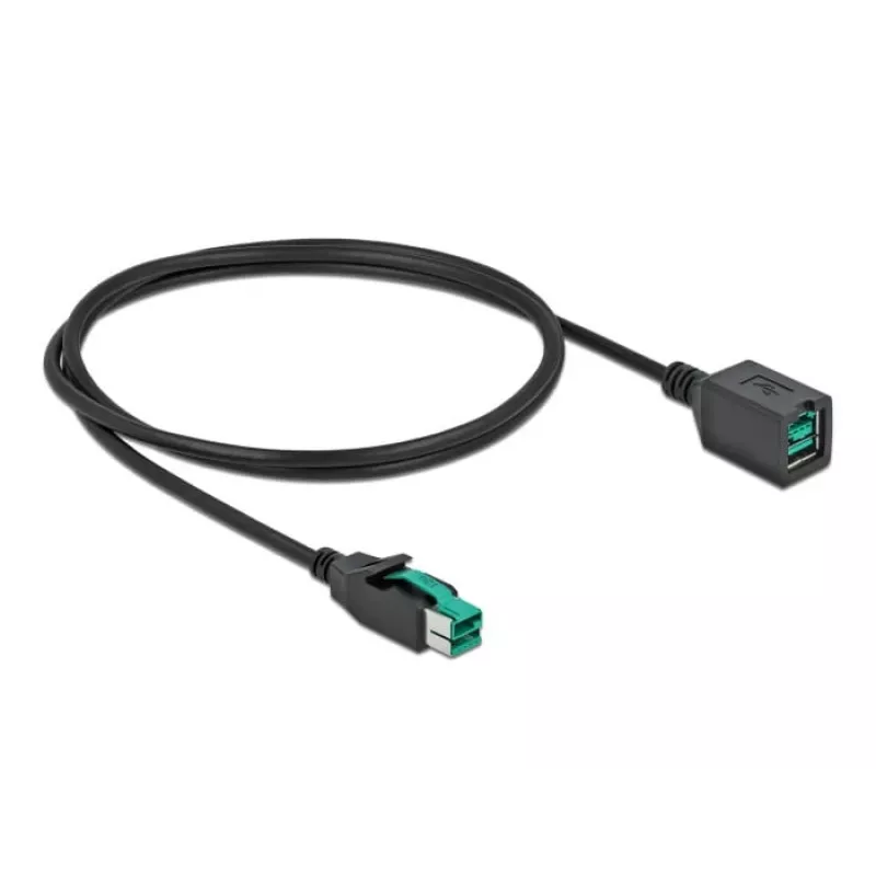 Barošanas USB pagarinātāja kabelis DELOCK 85980 12 V 1 m