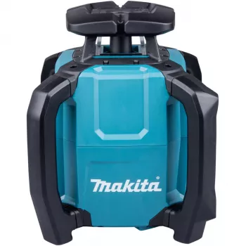 Akumulatora rotācijas lāzernivelieris SKR001Z, 12 V – 40 V (zils/melns, bez akumulatora un lādētāja, zaļa lāzera līnija, transportēšanas futrālis)