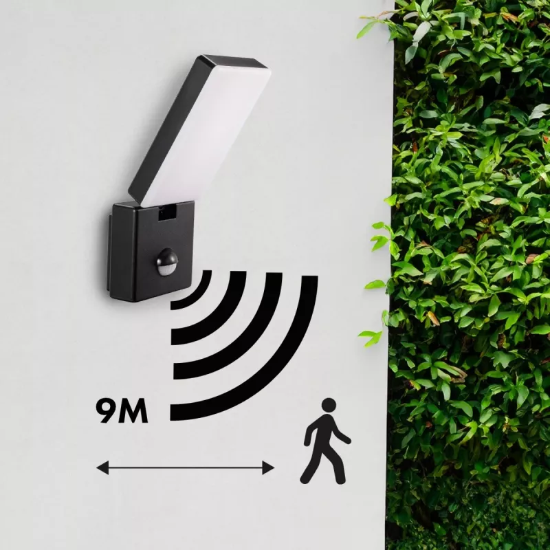 LED prožektors MACLEAN MCE516 10W ar PIR kustības sensoru, 800 lm