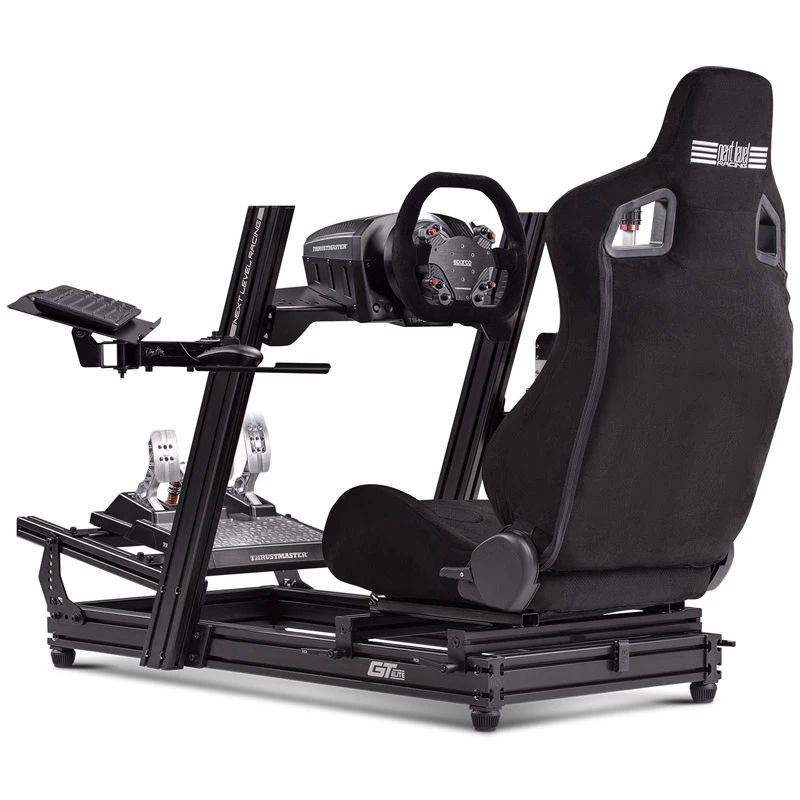 Klaviatūras un peles paliktnis Next Level Racing NLR-E019 Elite Melns Edition – regulējams zem galda paliktnis klaviatūrai un pelei