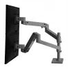 Ergotron LX Pro - Montāžas komplekts (divu roku) - 2 LCD displejiem - perforētas plāksnes montāža - Alumīnijs - Tumši pelēks - Ekrāna izmērs: līdz 61 cm (līdz 24 collām)