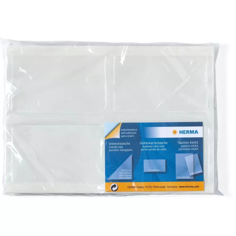 Karšu kabatiņa HERMA 1422 Caurspīdīga 95 x 60 mm