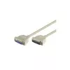 Wentronic Goobay savienojuma kabelis D-SUB, pelēks, 1,8 m - D-SUB/IEEE 1284 spraudnis (25 kontaktu) > D-SUB/IEEE 1284 ligzda (25 kontaktu) (50541)