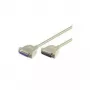 Wentronic Goobay savienojuma kabelis D-SUB, pelēks, 1,8 m - D-SUB/IEEE 1284 spraudnis (25 kontaktu) > D-SUB/IEEE 1284 ligzda (25 kontaktu) (50541)
