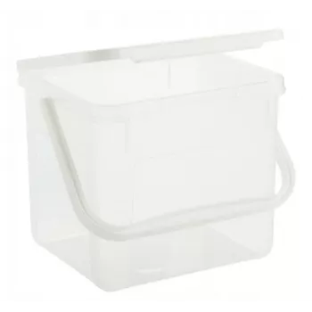 Tvertne tīrīšanas šķidrumiem Rotho Basic 4,5 L modelis 1770201100RP, caurspīdīgs tehnopolimērs ar vāku un pakarināšanas atveri