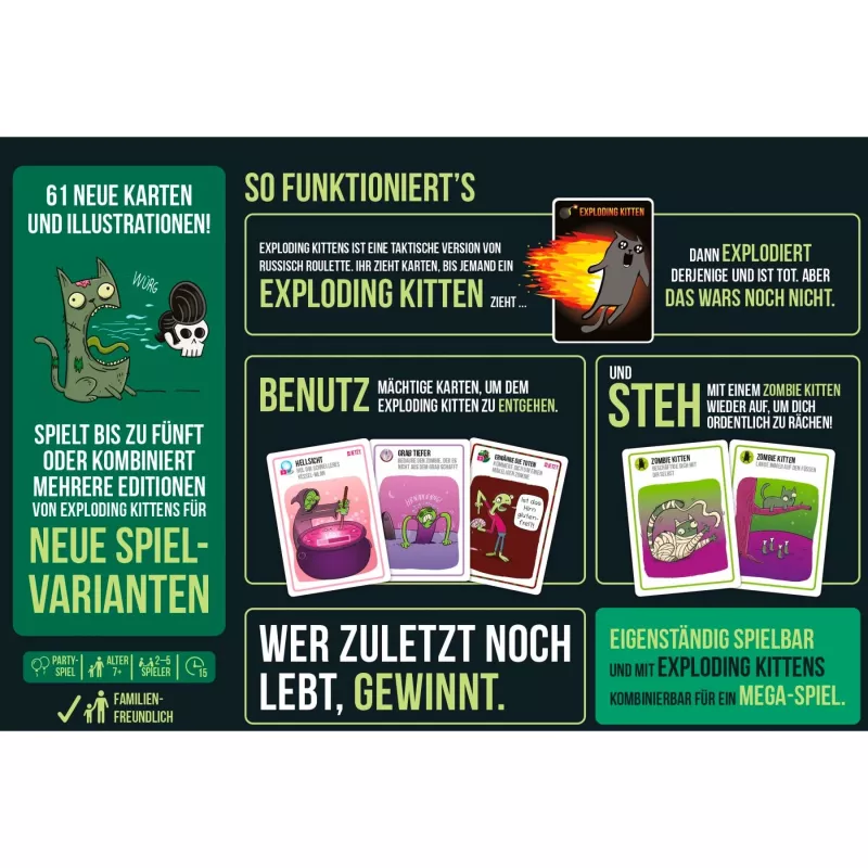 Zombie Kittens, kāršu spēle
