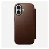 Folio stila telefona maciņš Nomad NM014209858 Apple iPhone 17, 16 cm (6,3 collas), brūns, 4 karšu kabatiņas