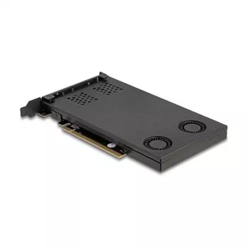 Delock PCI Express x16 kartes rāmis 2 x M.2 NVMe SSD bifurkācijai 47042